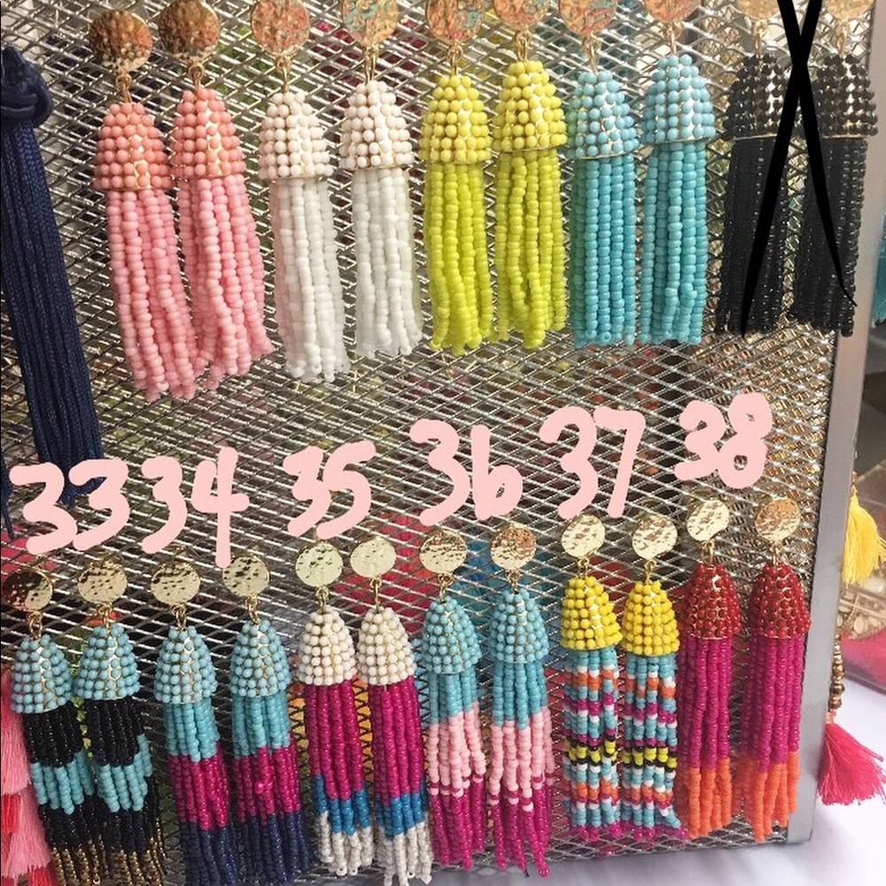 Beaded Tassel earrings